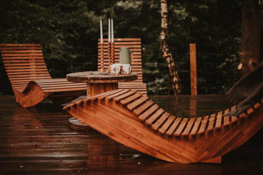 Jurty Z Widokiem, Prywatna Balia- Dzikolas Glamping Krasnobród المظهر الخارجي الصورة
