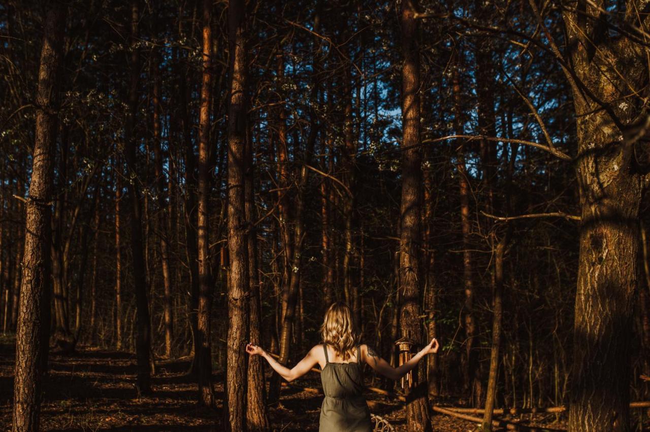 Jurty Z Widokiem, Prywatna Balia- Dzikolas Glamping Krasnobród المظهر الخارجي الصورة